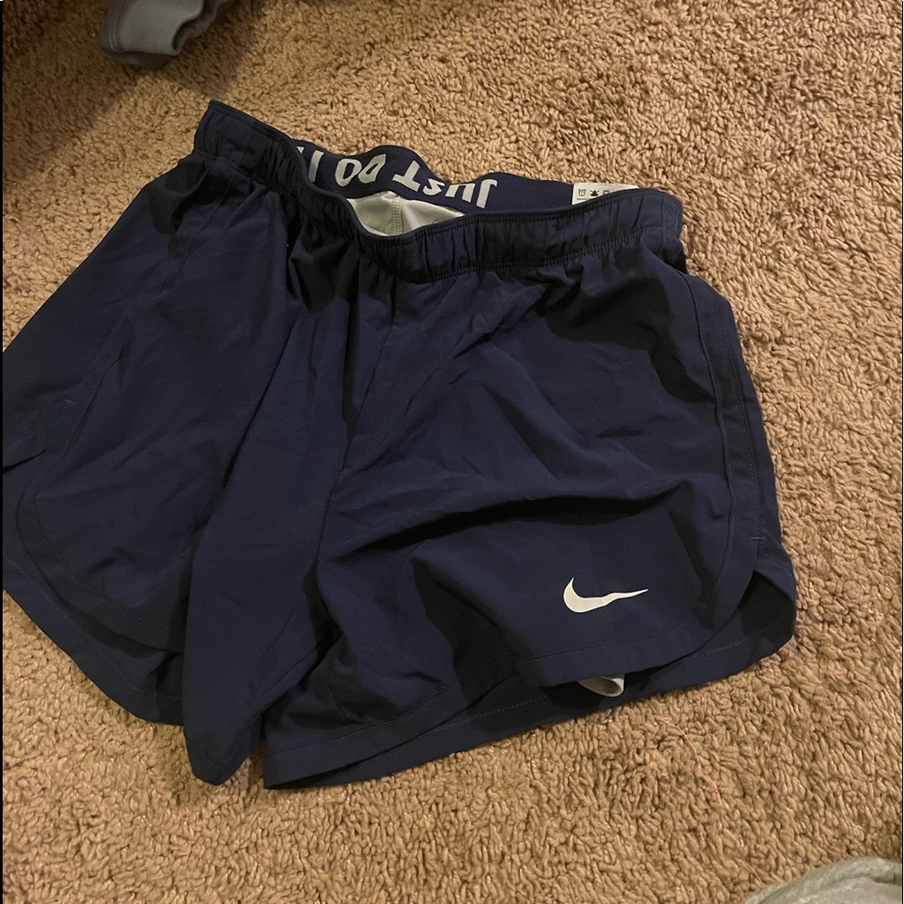 nike dri fit running shorts navy